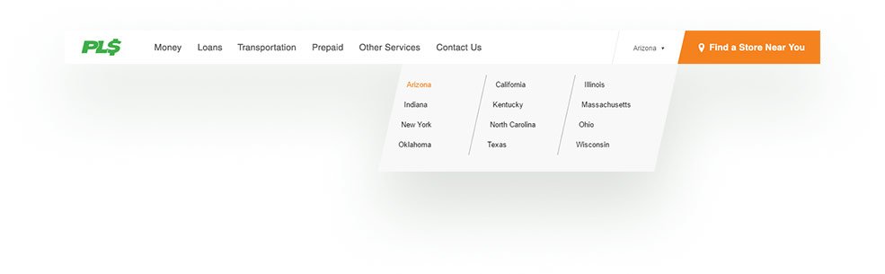Financial Website UX Design Case Study - Across State Lines