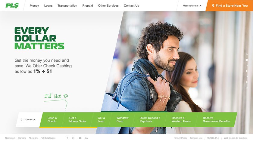 Financial Website UX Design Case Study - Evory Dollar Matters