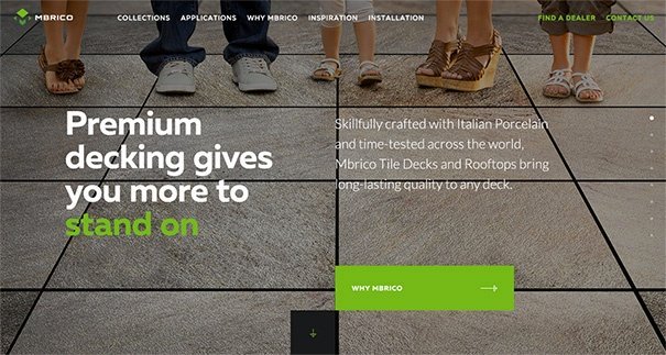 Manufacturing Website UX Design Case Study - Premium decking gives you more to stand on