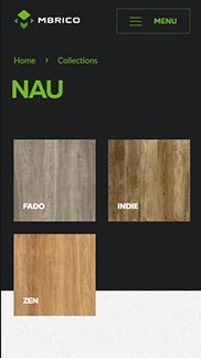 Manufacturing Website UX Design Case Study - NAU (iPad)
