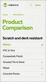 Manufacturing Website UX Design Case Study - Product Comparison (iPhone)