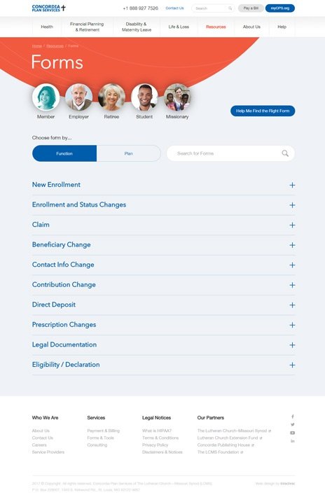 Insurance UX Website Design Case Study - Psychology of Shapes - Page 1